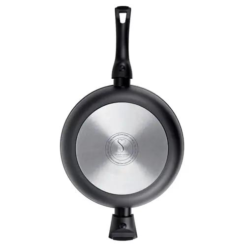 Stone&Stone sügav praepann 28 cm — mittetilkuv, ahjukõlblik – pakend ja tarvikud