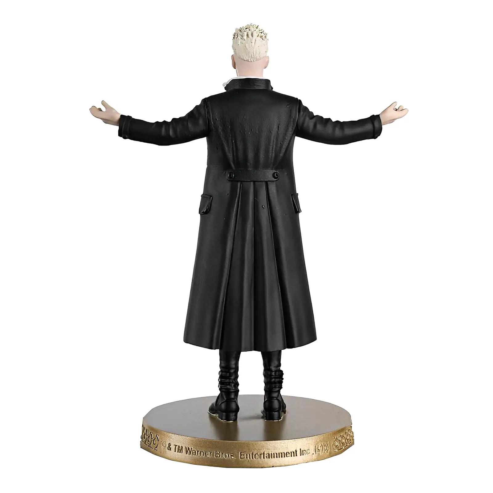 Eaglemoss detailne PVC-figuur – Gellert Grindelwald 12 cm – pakend ja tarvikud
