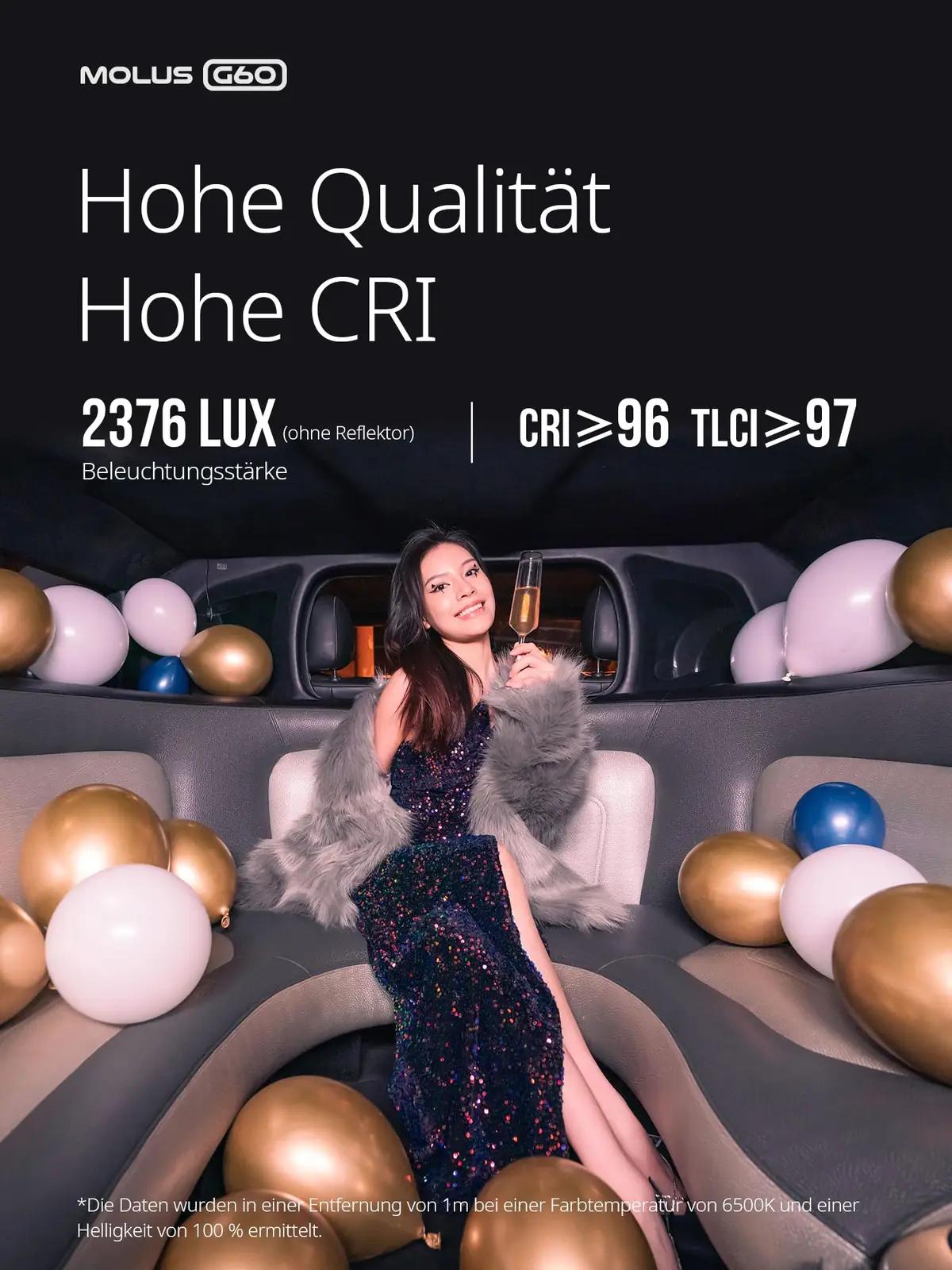 ZHIYUN kvaliteetne 60W COB videotuled – kompaktne ja võimas – pakend ja tarvikud