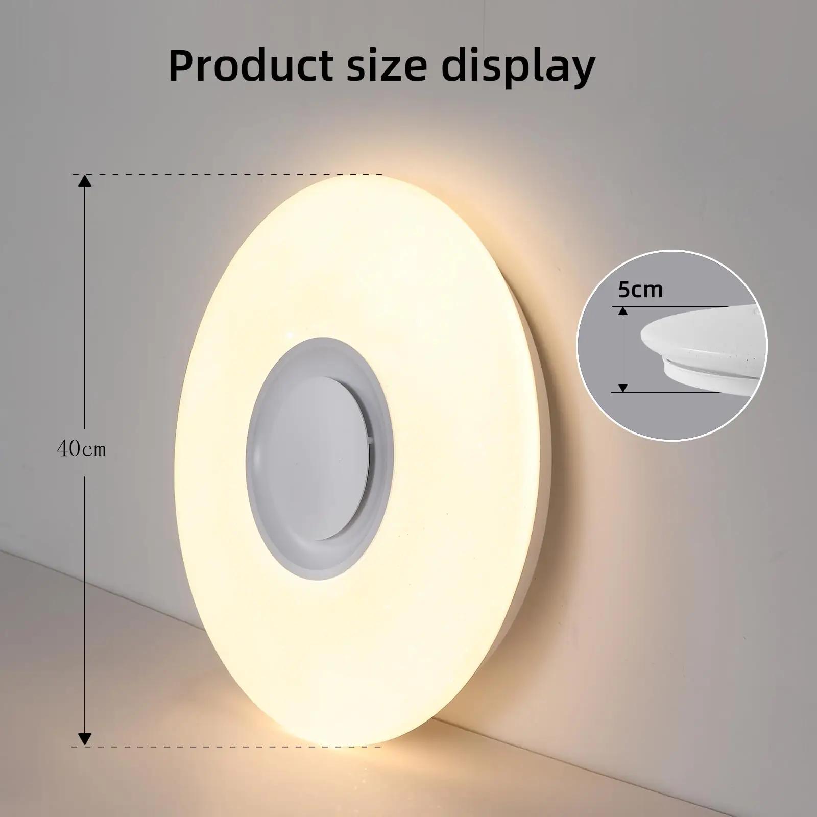 Horevo modernne LED-ripplagi koos Bluetooth kõlariga – pilt 6