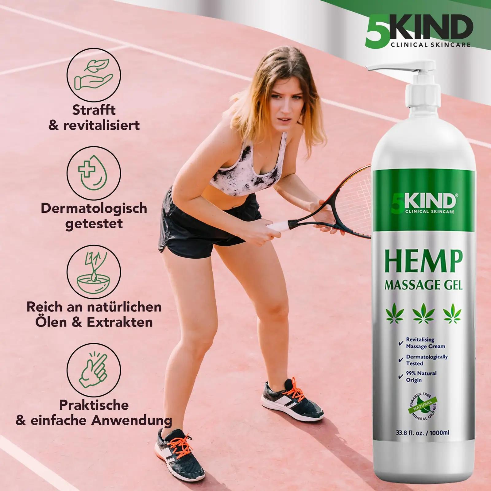 5kind clinical skincare tugevatoimeline Hanf-Aktivgel 1000ml – lisavaade
