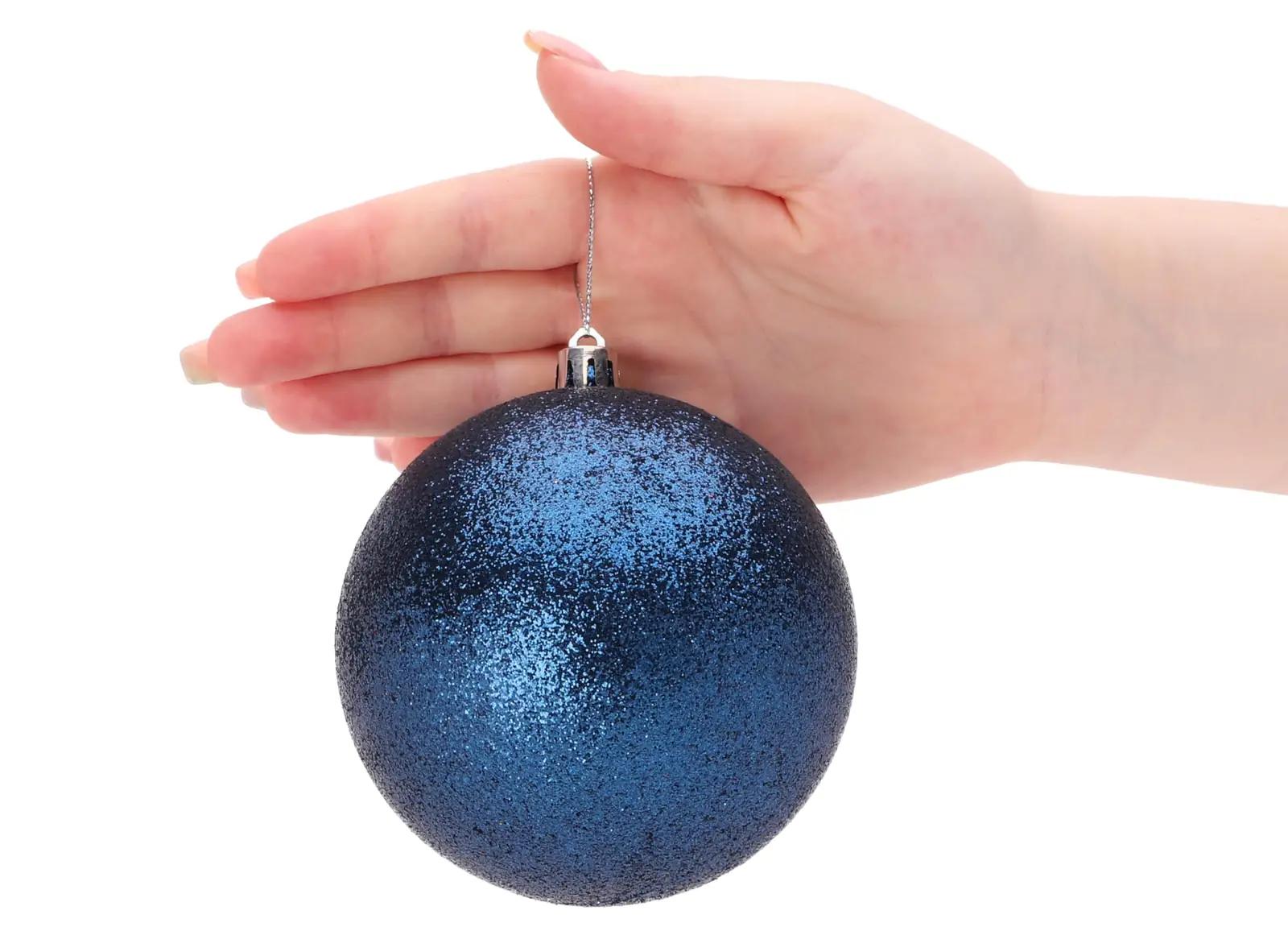 Christmas Concepts suured 100mm jõulukuulid – detailne vaade
