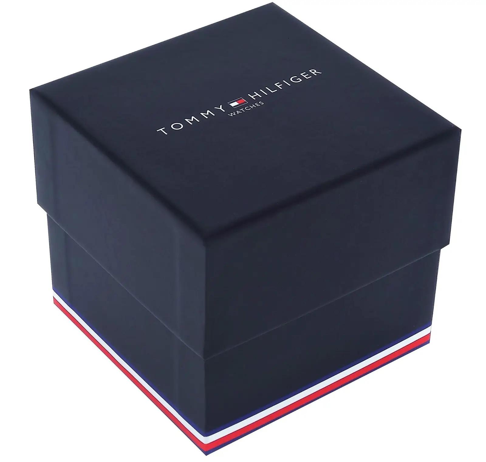 Tommy Hilfiger nahkrihmaga meestekvarts kell – pakend ja tarvikud