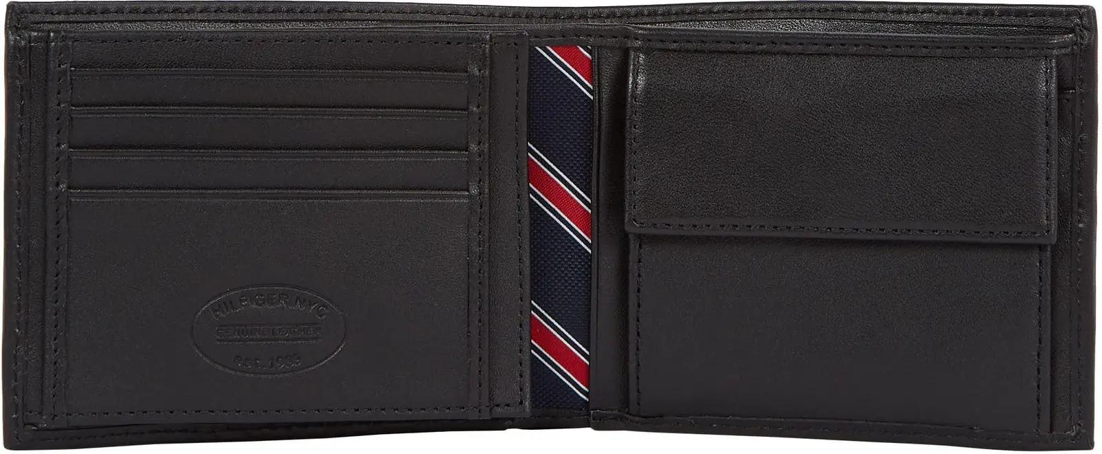 Tommy Hilfiger puuvillane trifold-rahakott – õhuke ja vastupidav – pakend ja tarvikud