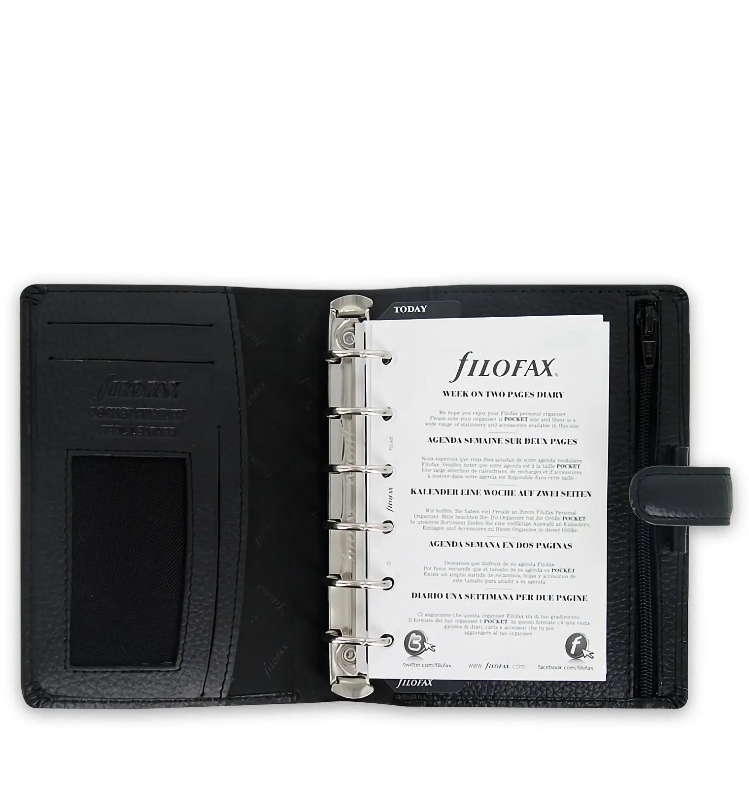 Filofax sahverlik paberorganisaator – kompaktne kingiidee – kasutusnäide