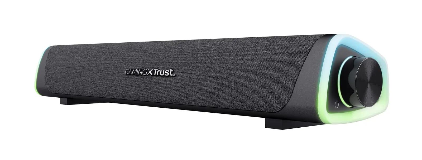 Trust Gaming RGB-soundbar — kompaktne heli ja LED-efekt
