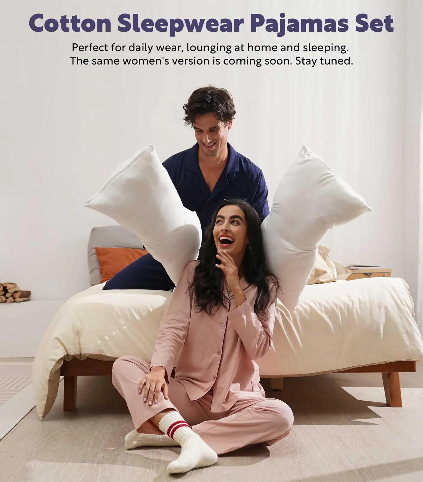 DAVID ARCHY pehme puuvillane meeste pidžaama – mugav ja taskutega – pilt 6