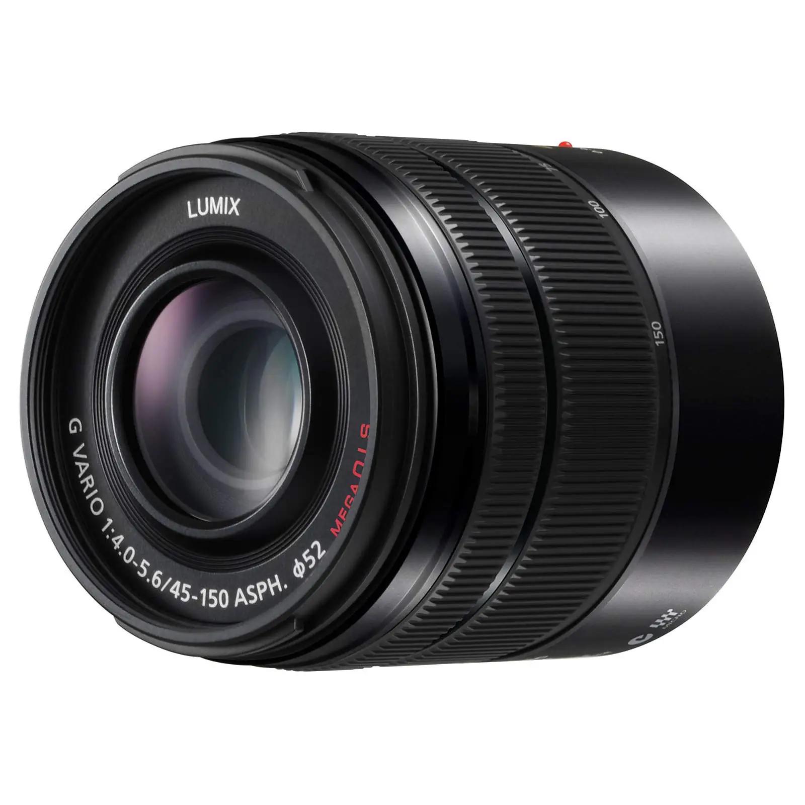 Panasonic kerge telezoomobjektiiv 45–150 mm — ideaalne