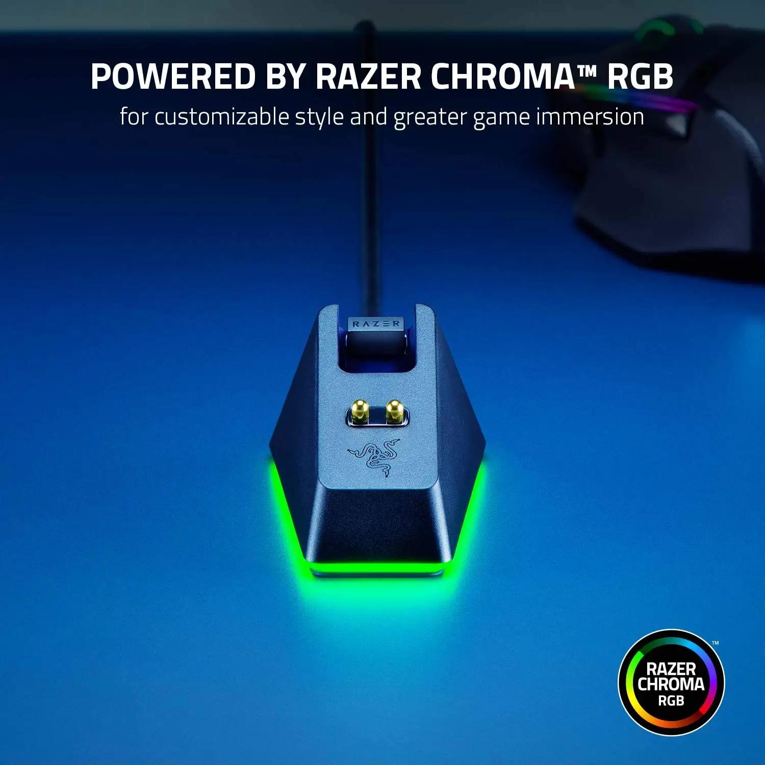 Razer stiilne magnetiline hiire laadija Chroma RGB efekt – pakend ja tarvikud