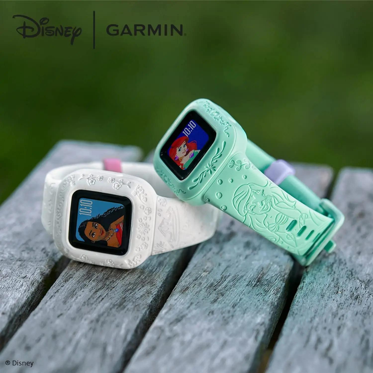 Garmin lasteaktiivsuse rihm Disney prinzessin — veekindel ja – kasutusnäide