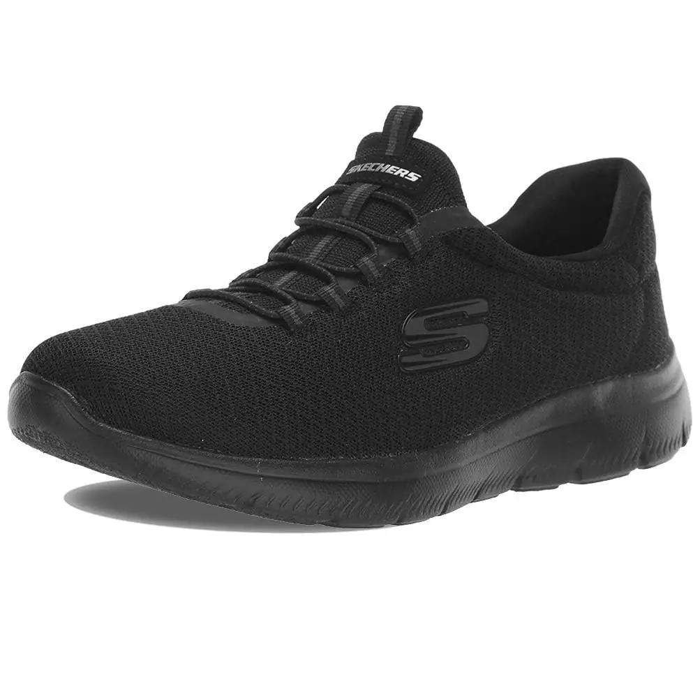 Skechers mugavad võrksussid sportlikuks igapäevaks — must 38