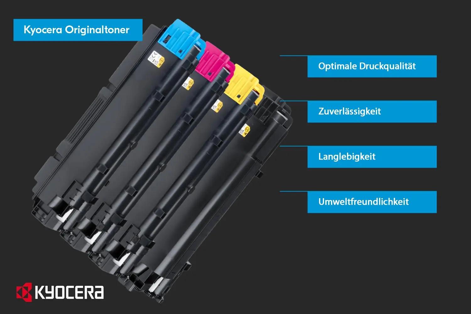 Kyocera must originaaltoner TK‑5230K — suur lehekülgede maht – detailne vaade