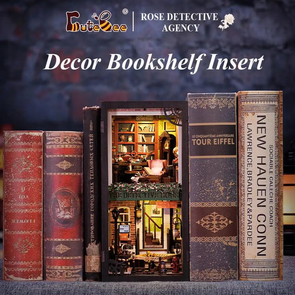 CUTEBEE puit Book Nook komplekt – detektiivstuudio miniatuur – kasutusnäide