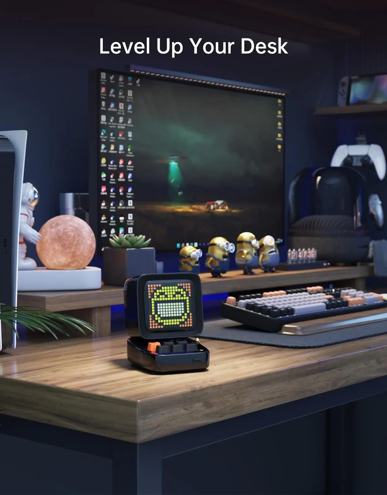 Divoom Ditoo retro-stiilis pixel LED kõlar — nutikas muusika- ja – lisavaade