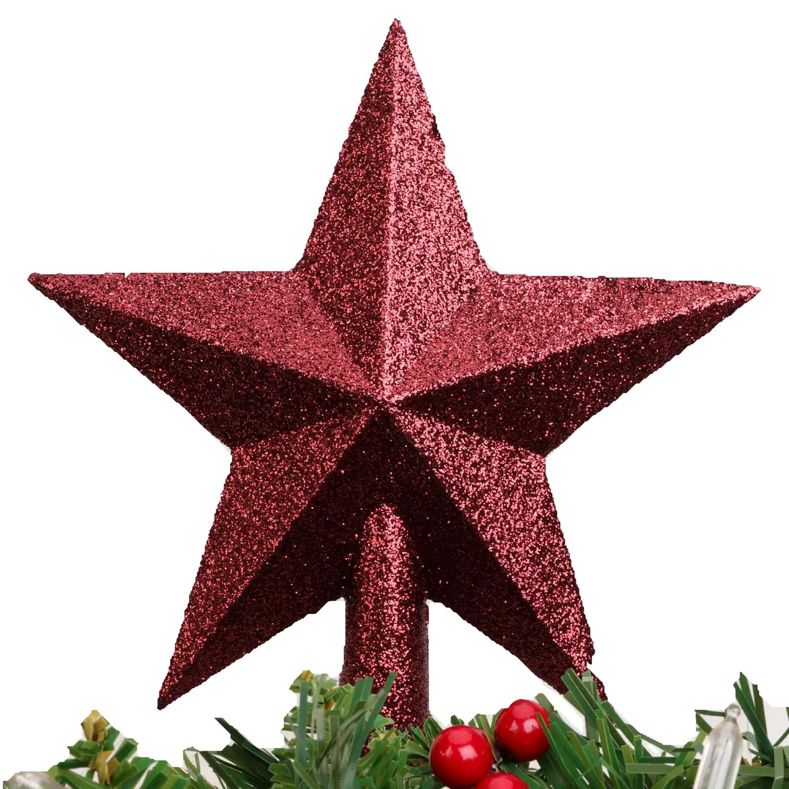 Christmas Concepts Rioja-punane kuuseotsak glitriga