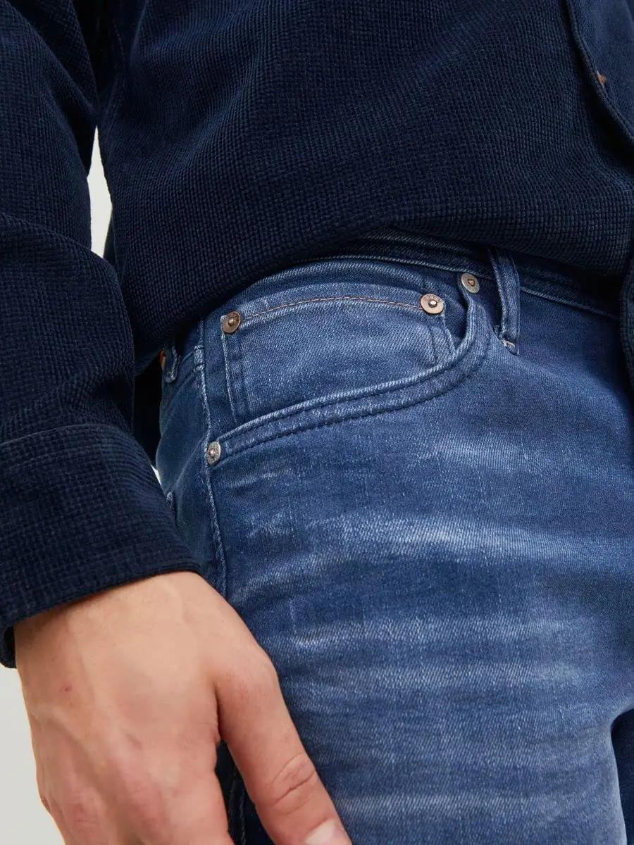 JACK & JONES sinine denim sini-materjalist klassikaline – pilt 7