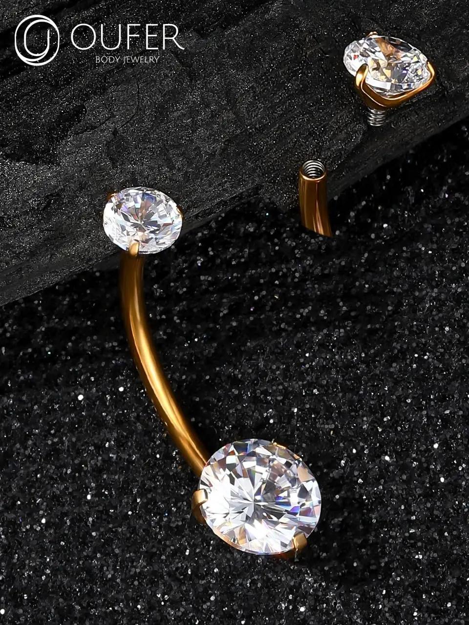 OUFER Body Piercing titaanist nabaring — hügieeniline ja kerge – pilt 6