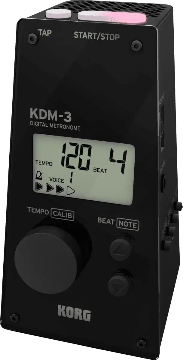 KORG kompaktne püramiidmetronoom – täpne rütmihaldus KDM3BK