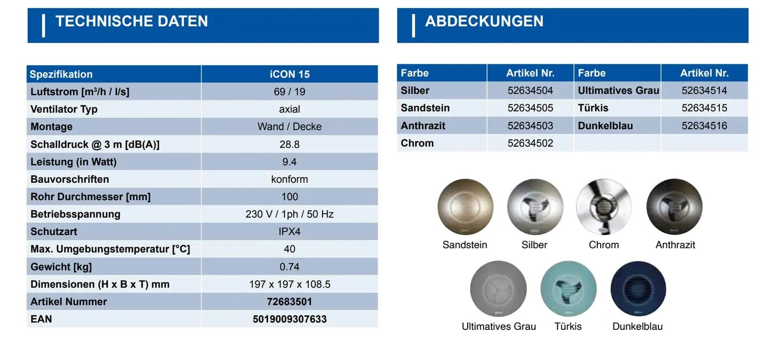 Airflow radiaatoriregulaatorid ja tarvikud iCON ECO 15 – pilt 7
