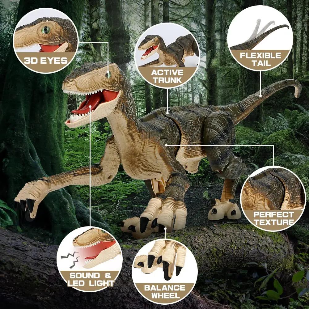 FRUSE realistlik Velociraptor dinosaurus mänguasi lastele – detailne vaade