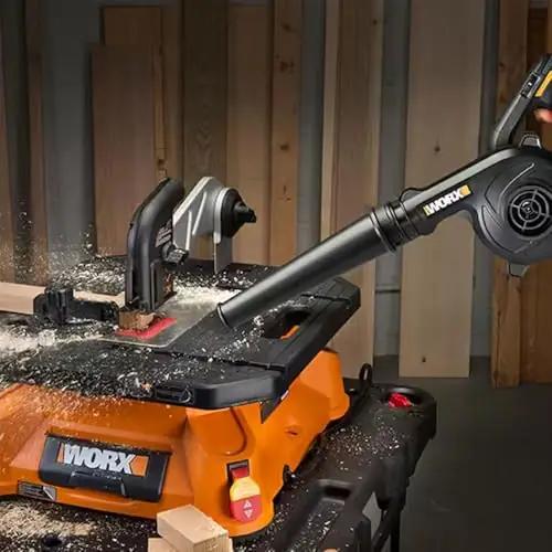 WORX töökoja aku puhur WX094.9 – kerge ja tugev – pilt 12