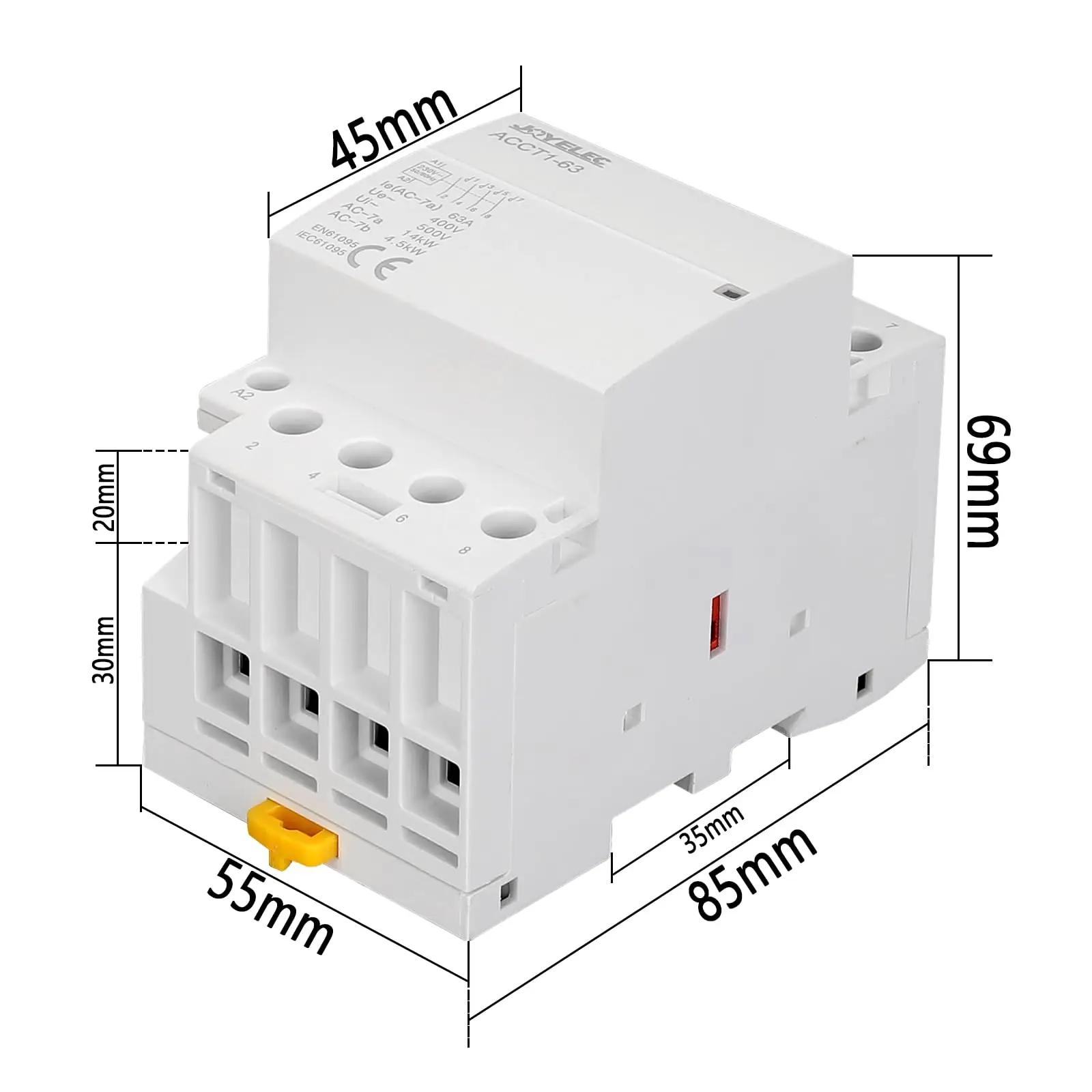 JOYELEC kodune automaatne mootorikaitse 4P 63 A 4NO – lisavaade
