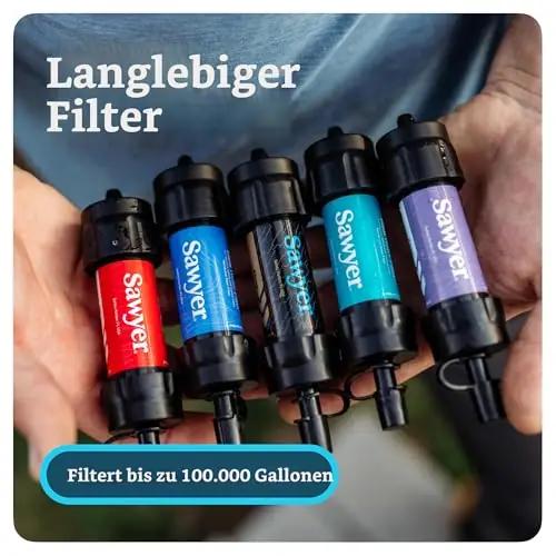 Sawyer kerge mini veefilter matkaks — puhas jook vabas õhus – detailne vaade