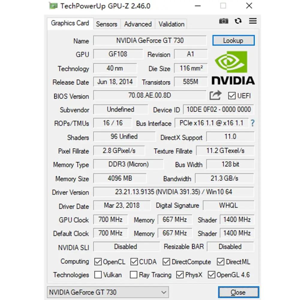 SAPLOS graafikakaart 4GB DDR3 — vaikne kontoripistik – pilt 7