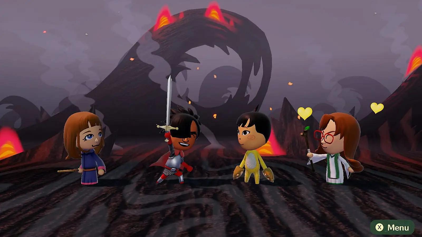 Nintendo Miitopia Switch – lõbus seikluspere mäng kingituseks – kasutusnäide
