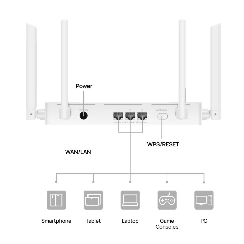 HUAWEI kodune WiFi-ruuter AX2 — kiire ja stabiilne ühendus – pilt 8
