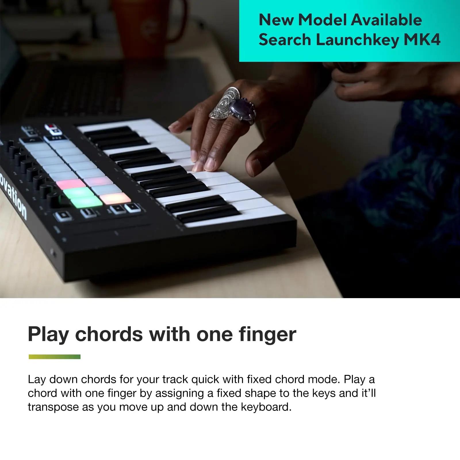 Novation kompaktne USB-MIDI klahvistik – ideaalne stuudioks – kasutusnäide