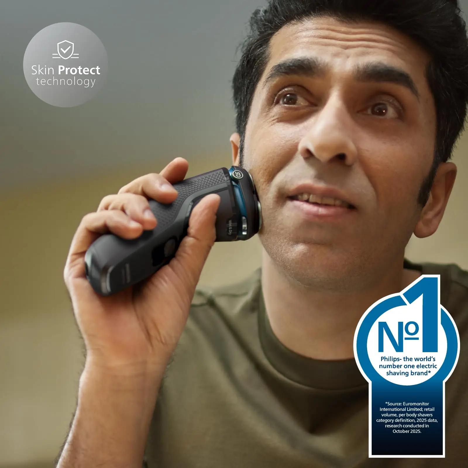 Philips Shaver Series 3000 — mugav märg-kuiv elektrinhabemik – detailne vaade