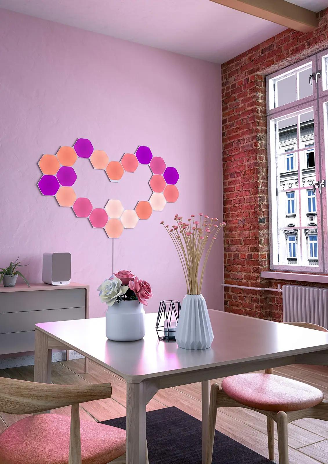 Nanoleaf valguspaneelid Hexagon — dekoratiivne LED-komplekt – pilt 7