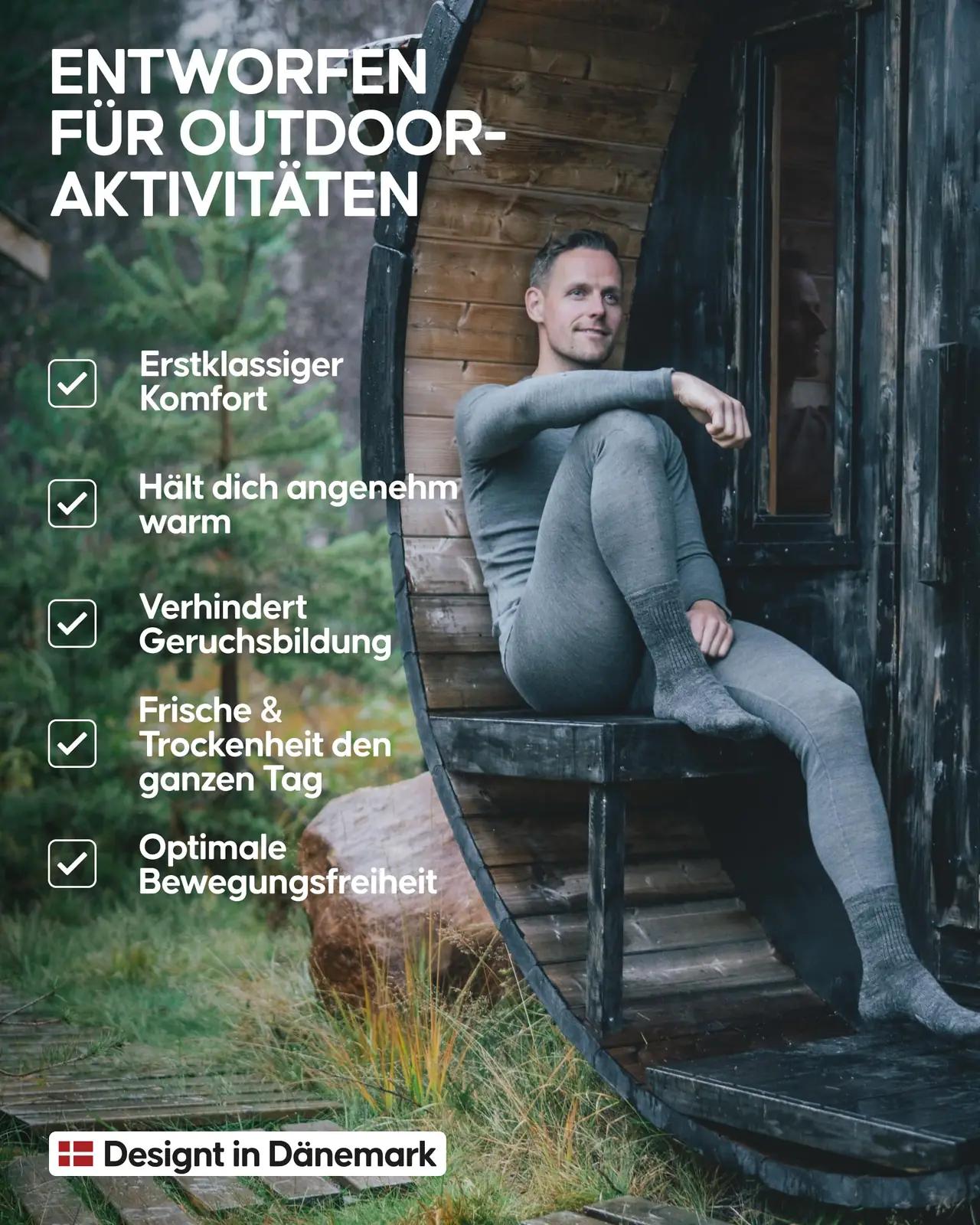 DANISH ENDURANCE meriinovillane termopluus – soe ja hingav – pakend ja tarvikud