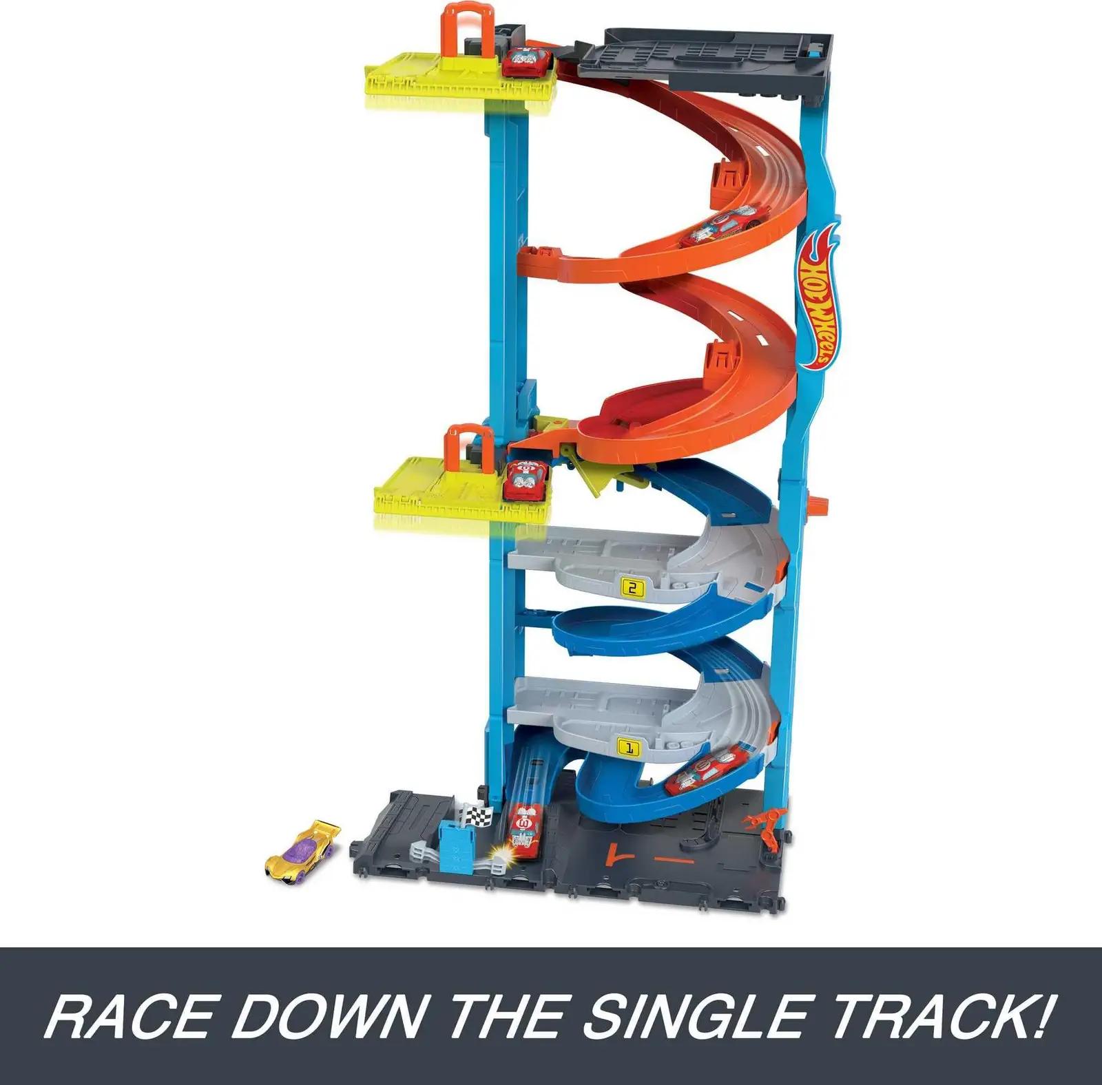 Hot Wheels kiirus torn – multifunktsionaalne linna rajakomplekt – lisavaade