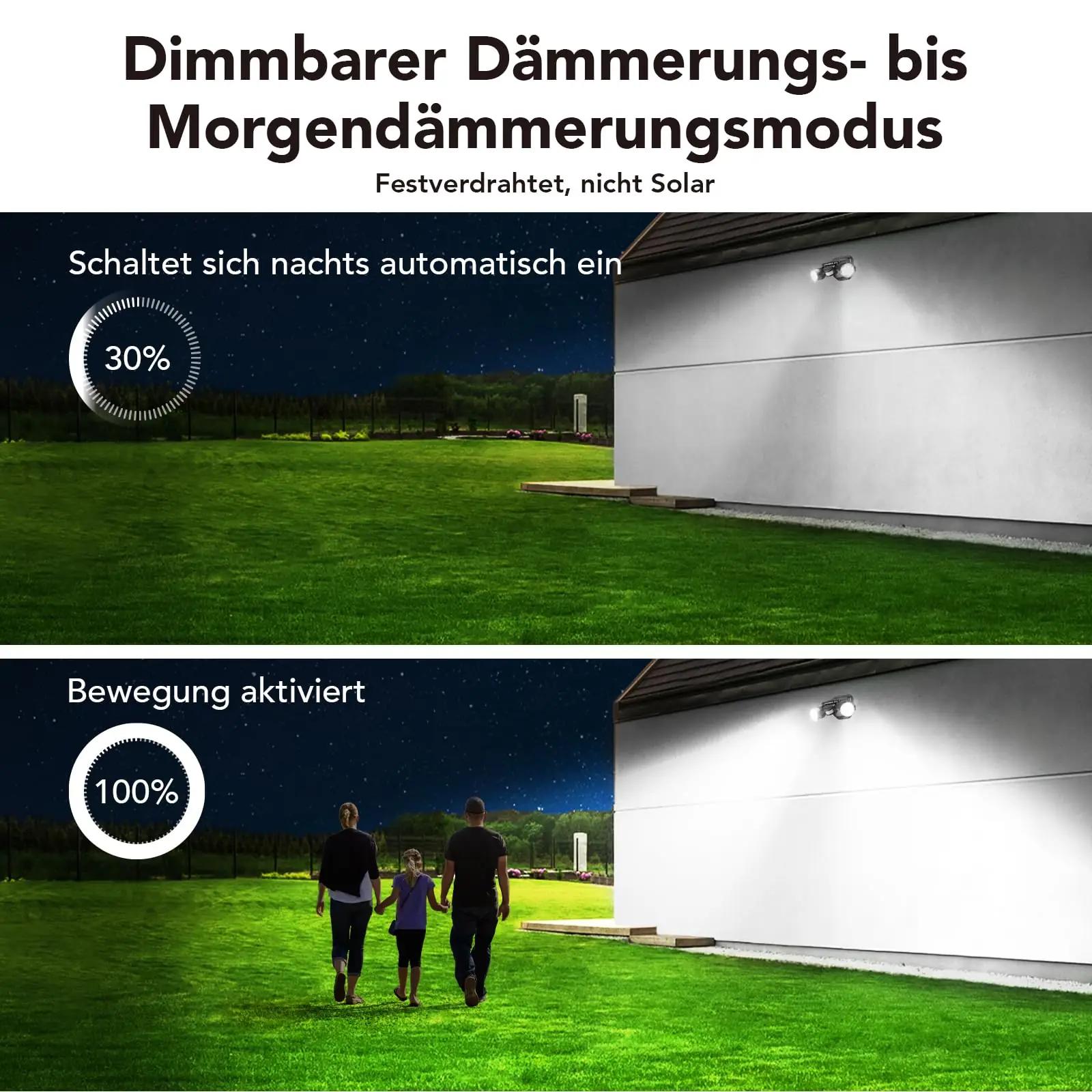 OREiN väline LED-valgusti liikuvanduriga – pilt 8