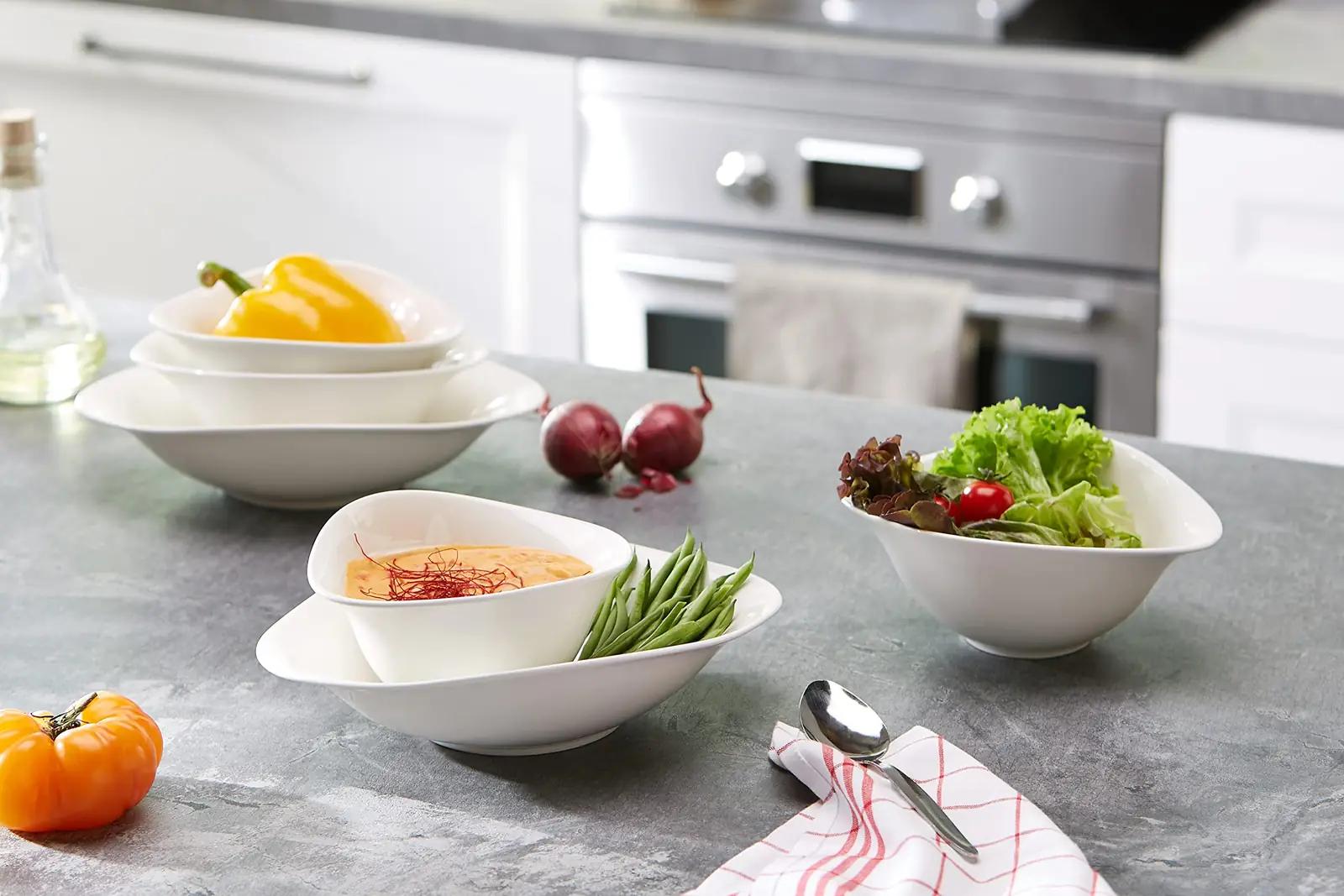 Villeroy & Boch 10-4257-8549 kausid ja anumad – detailne lähivaade