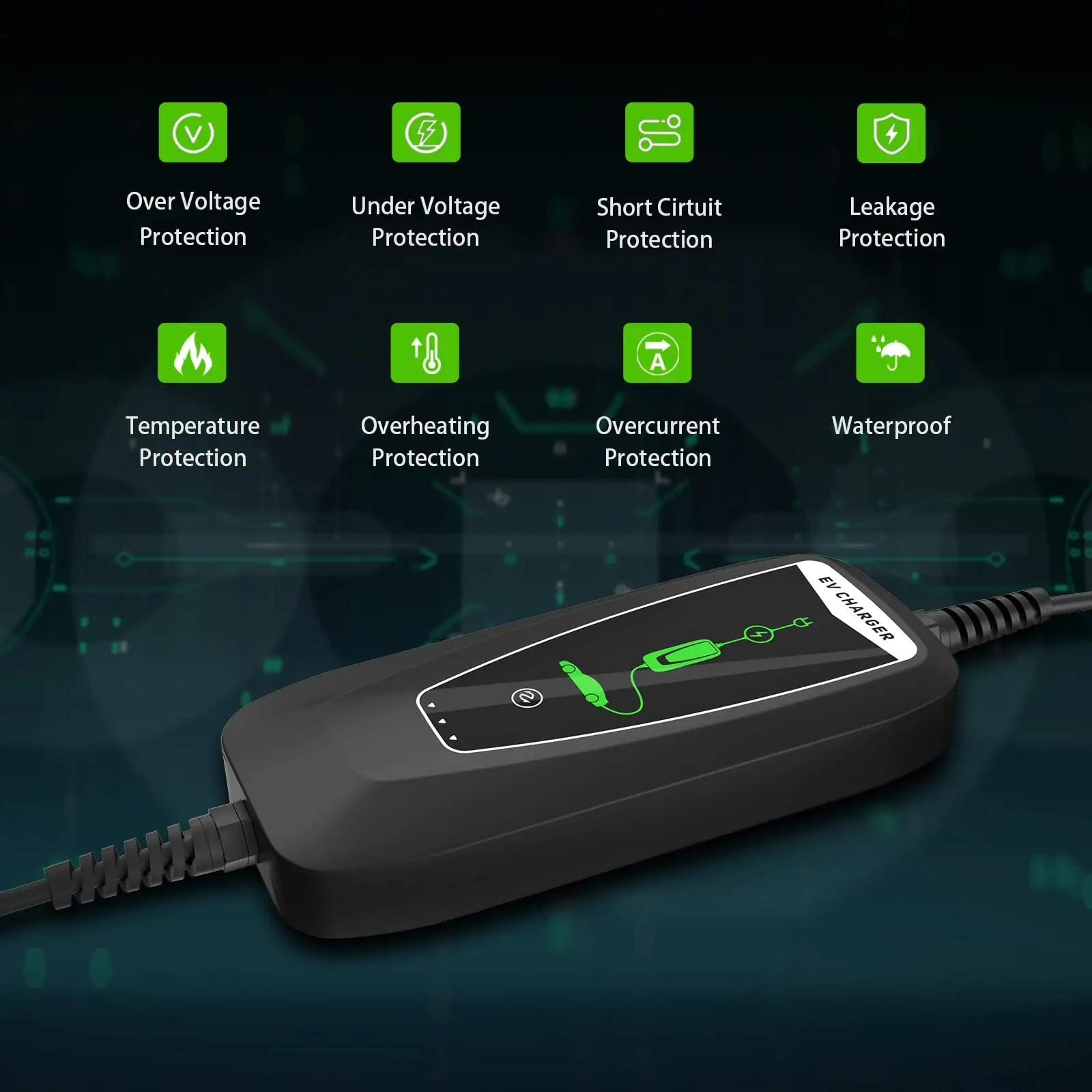 WISSENERGY laadija 3,68 kW 6 m kaabel – mobiilne ja veekindel – pilt 9