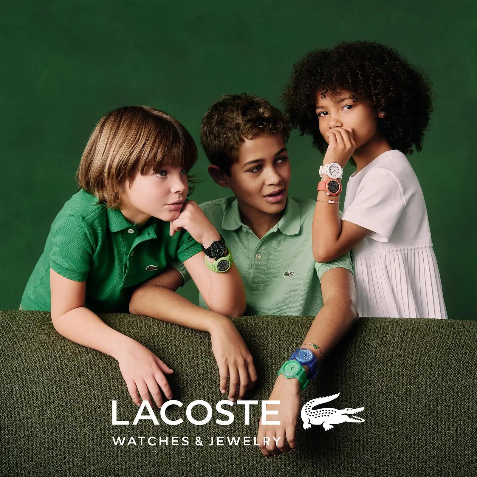 Lacoste sinine lastekell silikonnihaga — vastupidav stiil – lisavaade