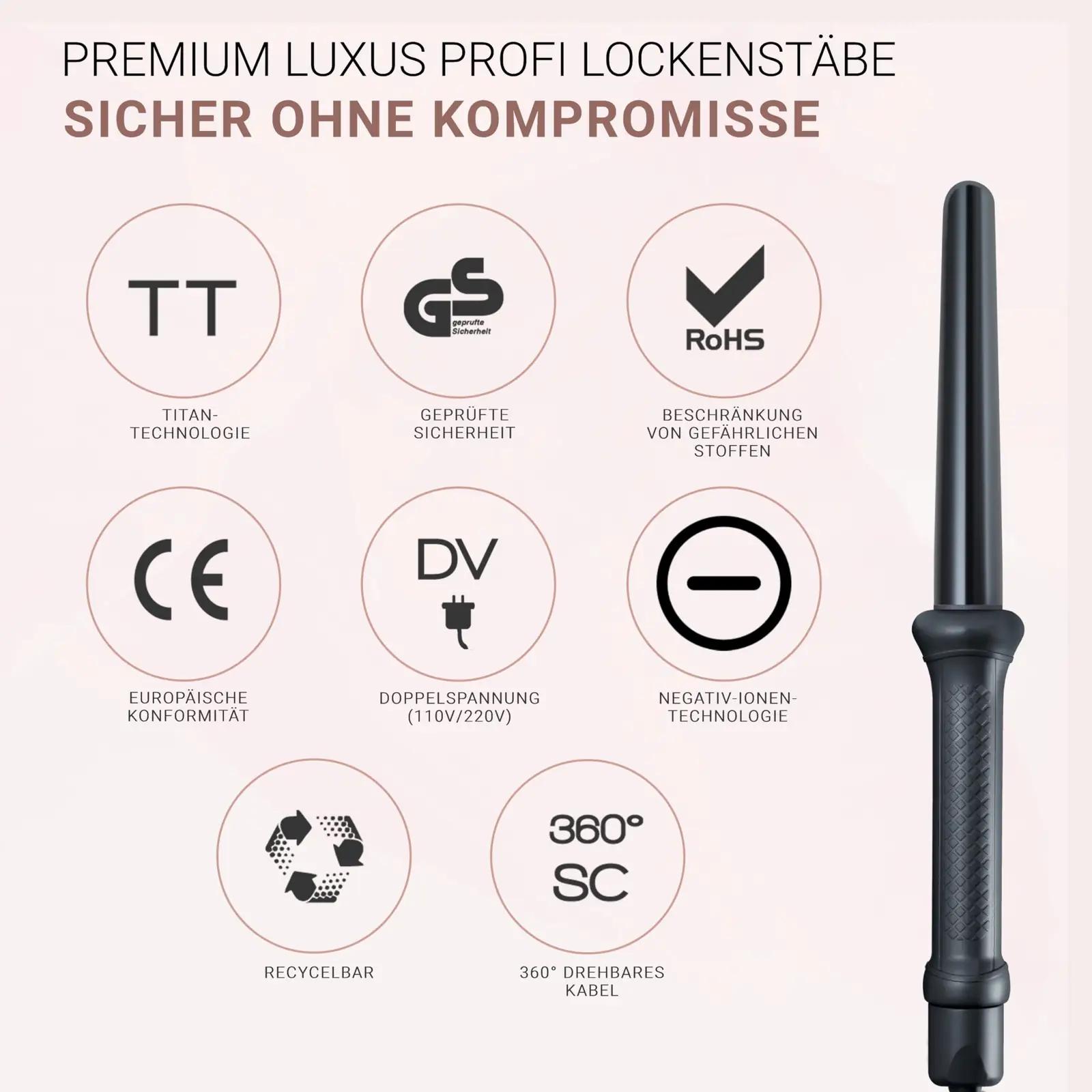 Golden Curl keraamiline lokitangid GL506 — pehmed lokid kiiresti – kasutusnäide