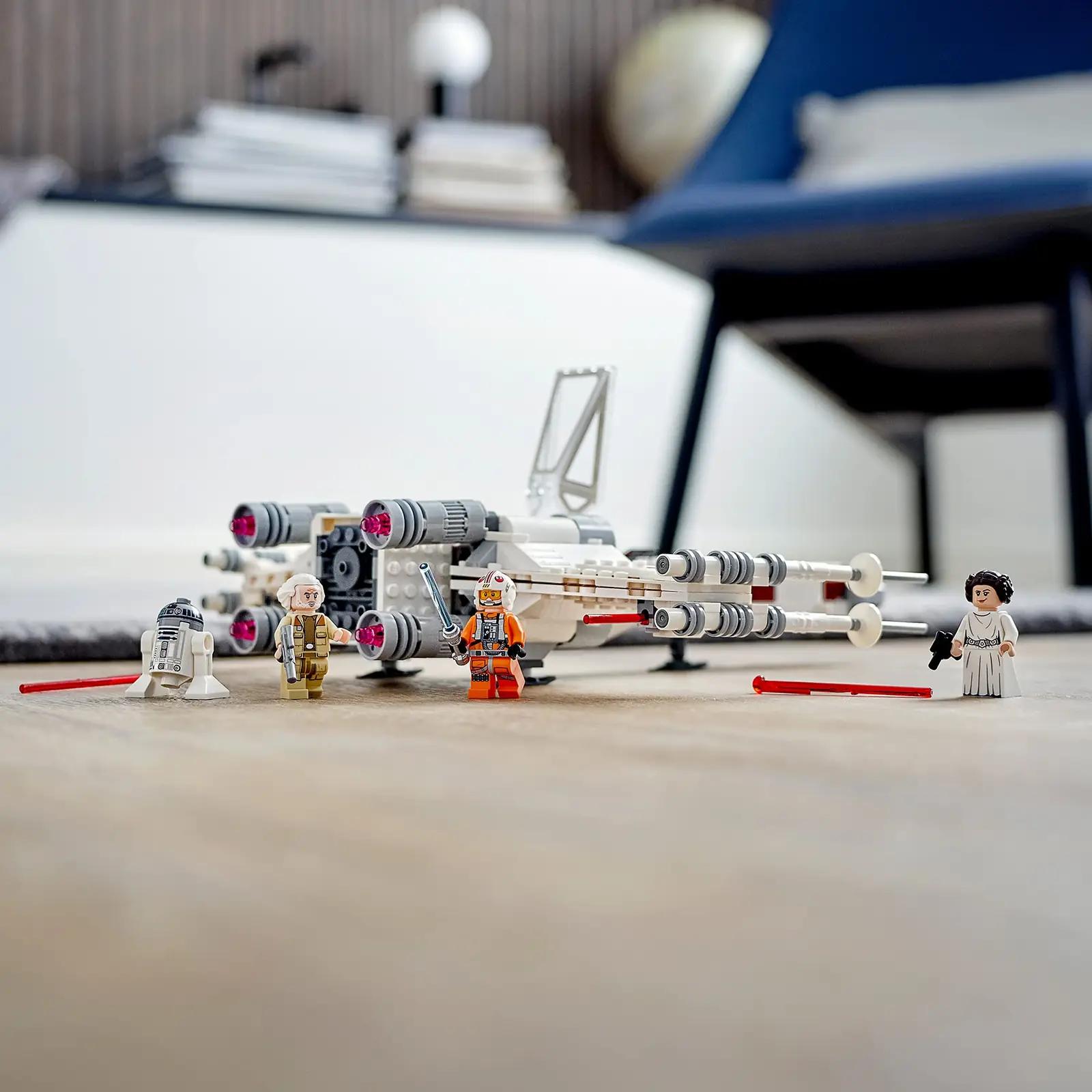 LEGO X-Wing ehitusmäng – detailne kosmoselaev ja figuurid – pilt 7