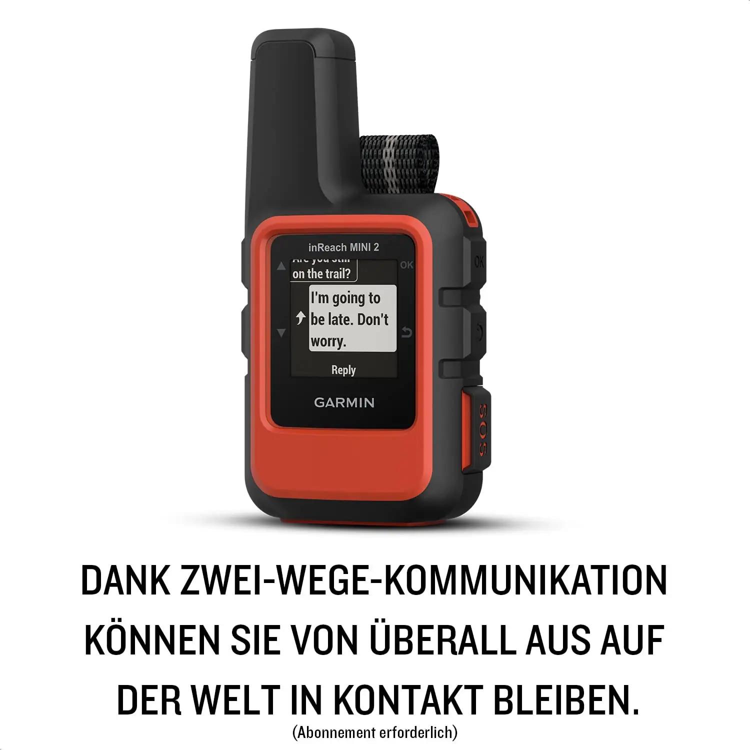 Garmin vastupidav GPS-saatja inReach Mini 2 – pakend ja tarvikud