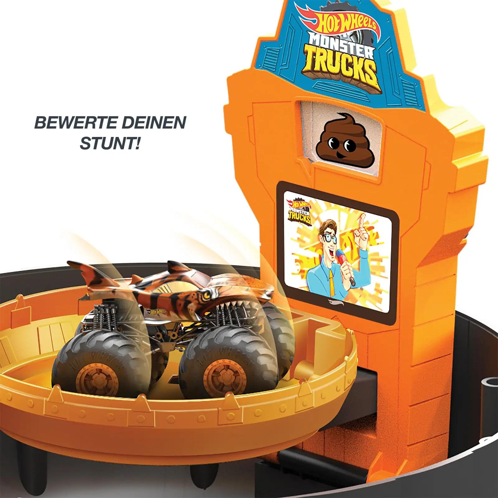 Hot Wheels lõbus plastikust stunt-rehv mängukomplekt lastele – kasutusnäide