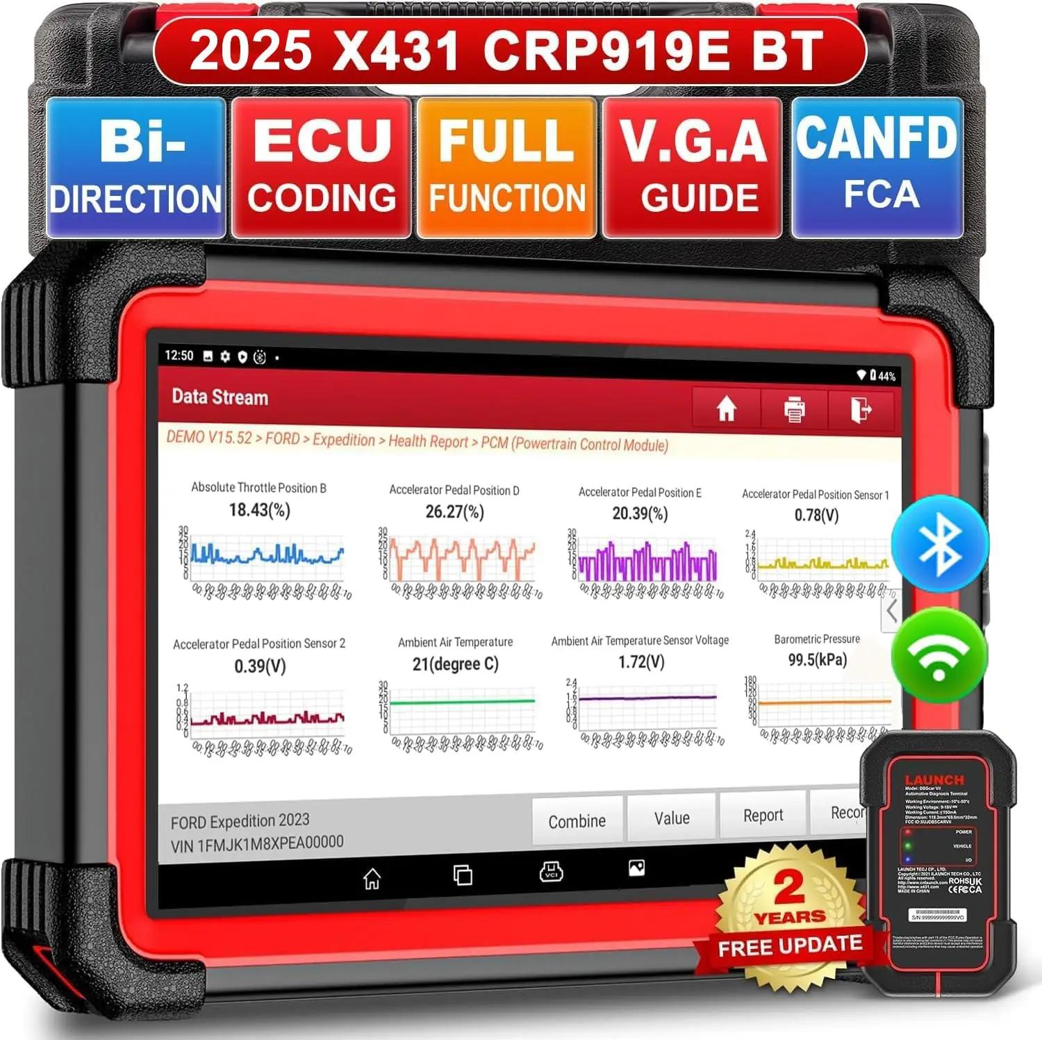 LAUNCH Creader Professional 919E BT obd-ii diagnostikaseadmed – toote esivaade