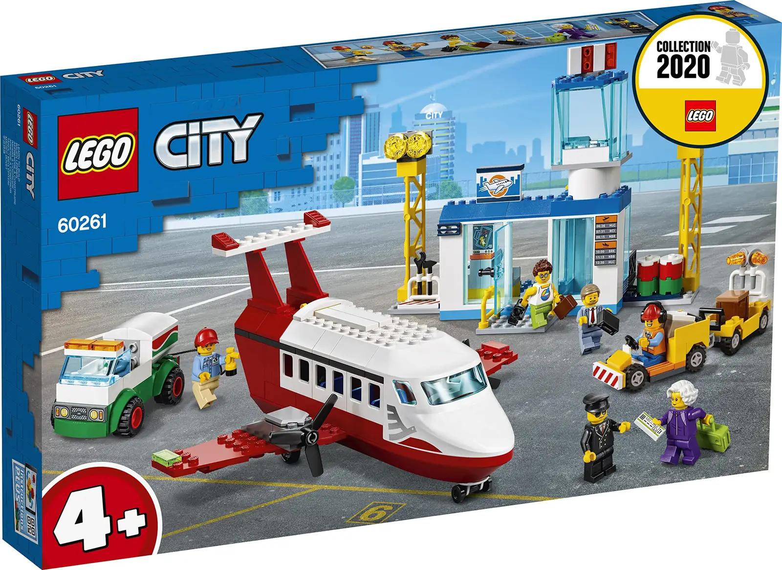 LEGO City lennujaama komplekt — mänguline ehituskingitus lapsele – pakend ja tarvikud