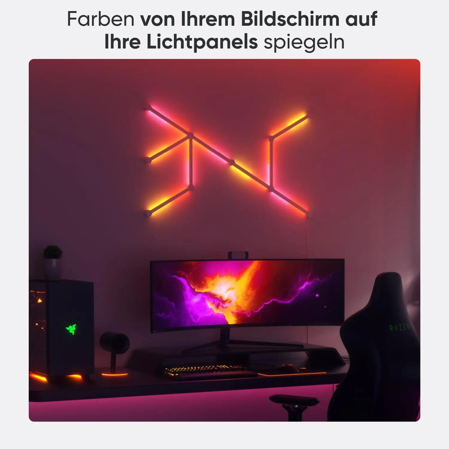 Nanoleaf dekoratiivne LED-komplekt — paindlik seinaekraan – lisavaade