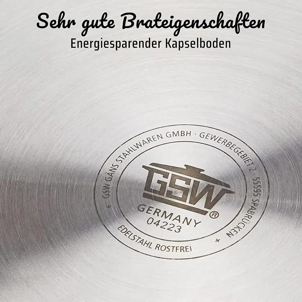 GSW roostevaba köögipott 24 cm — vastupidav ja mitmekülgne – lisavaade
