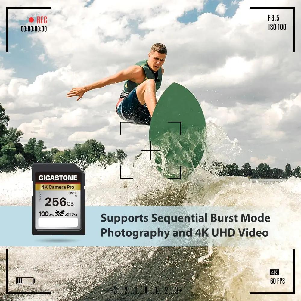 Gigastone 256GB SDXC kaart 4K salvestuseks ja kiireks jagamiseks – pilt 7