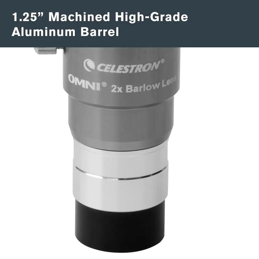 Celestron Omni 2x Barlow-lääts — selgevaatlus ja vastupidavus – pilt 7