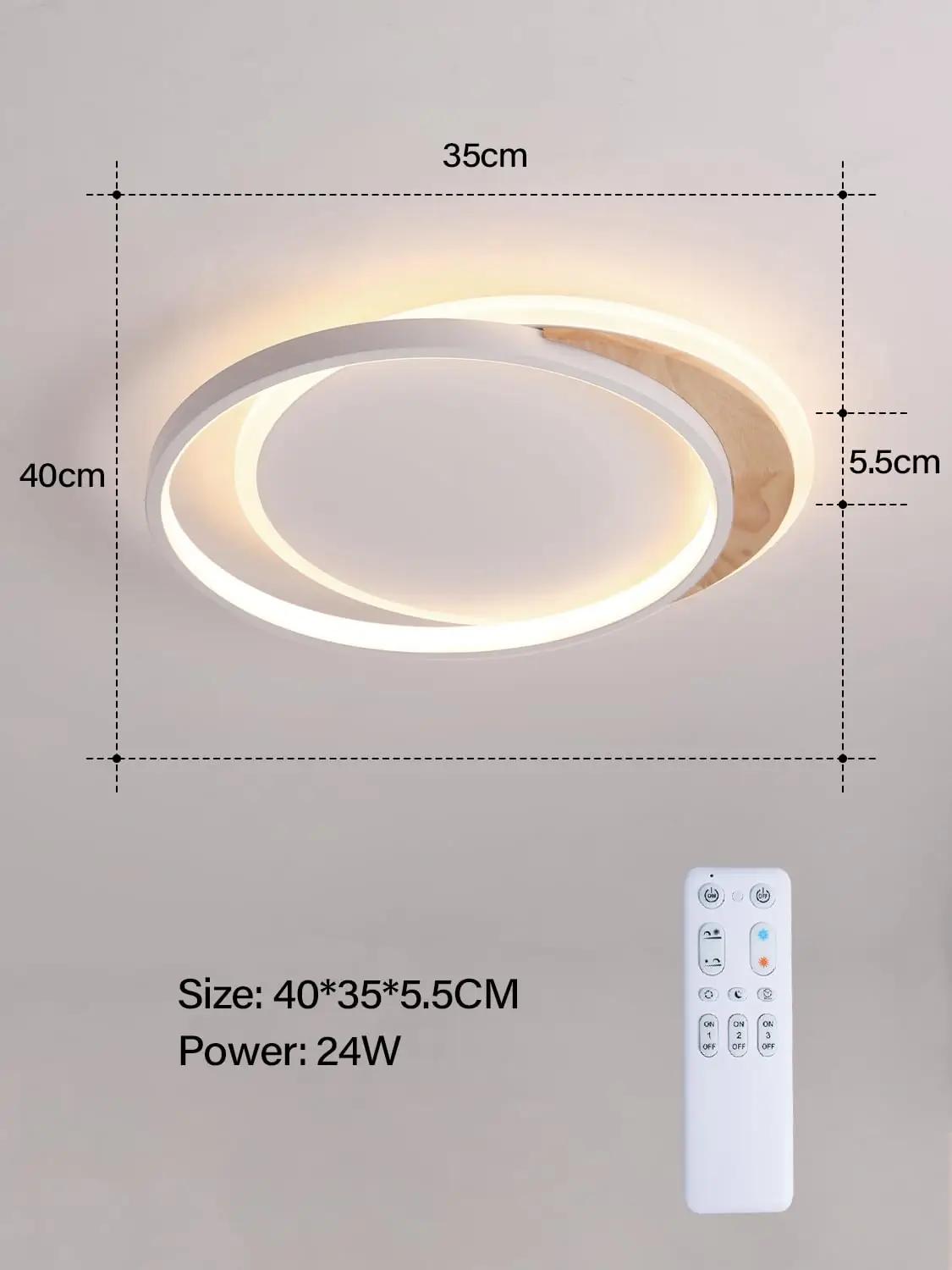 FANLG modernne 40 cm LED laelamp – soe ja reguleeritav valgus – pakend ja tarvikud